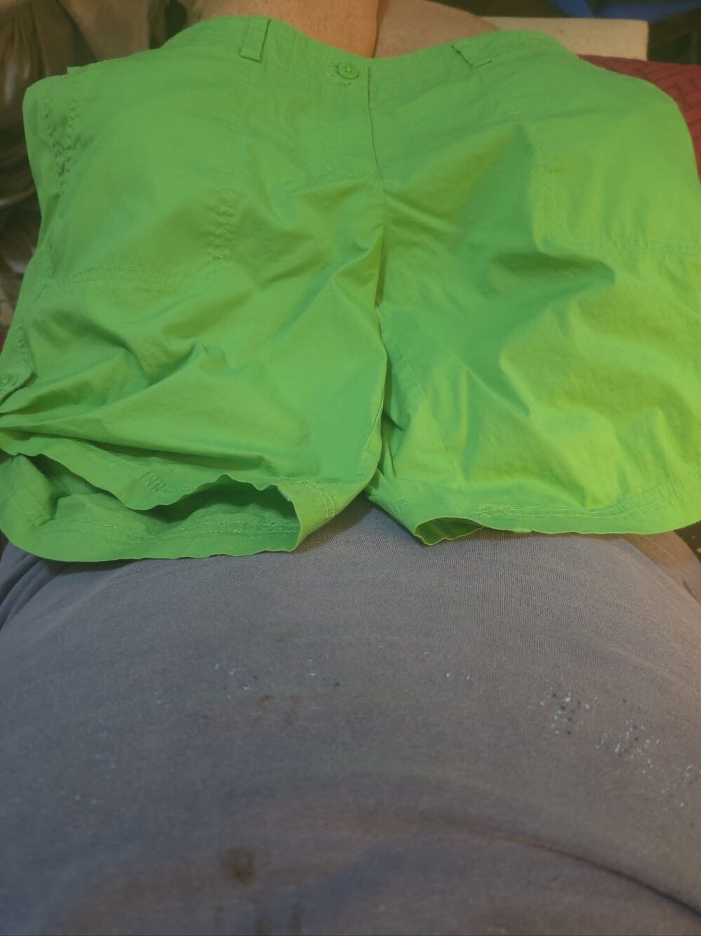 Nautica Neon Green Women's Bermuda Shorts